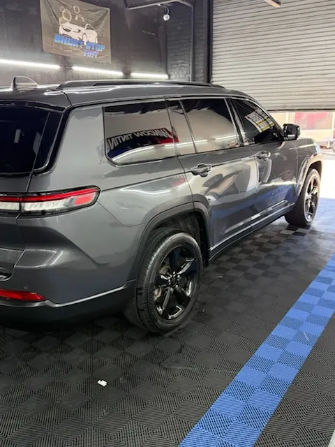 Jeep Grand Cherokee L rear window tint - Shortstop Tint in Philadelphia, PA